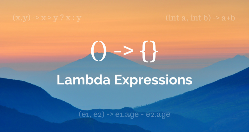 Java Lambda表达式和函数式接口